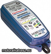 Tecmate Optimate 2 automata akkumulátor töltő 0.8A 12V (TM420)