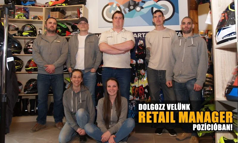 Dolgozz velünk! Retail Manager pozíció Dolgozz velünk! Retail Manager pozíció