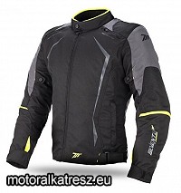 Seventy Degrees SD-JR47 Racing cordura dzseki/kabát fekete-szürke-sárga S