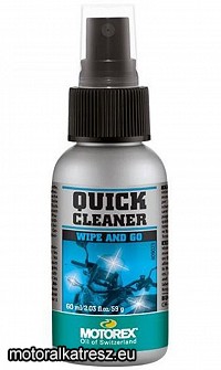 Motorex Quick Cleaner gyorstisztító (sisakplexi, plexi, műanyag idom, stb.) 60ml mini/túra