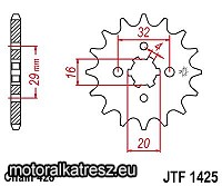 JT 103-326-15 első lánckerék