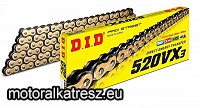 DID 520VX3 GOLD 112 szemű lánc (Direct Energy Transfer)