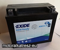 Exide AGM 12-19 19Ah akkumulátor (360°-ban forgatható) (1 db)