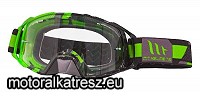 MT MX EVO Stripes védőszemüveg (cross/enduro/ATV/quad) zöld-fekete