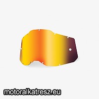 100% Lencse - piros színű tükrös Accuri 2, Racecraft 2, Strata 2 szemüvegekhez 59078-00005