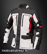 Serpentize Mont Blanc Textilkabát /Adventure/ fekete-fehér-piros 5XL-es