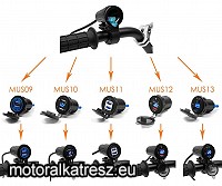 Biketec Aljzat beépítő keret kormányra MUS28 (MUS09, MUS10, MUS11, MUS12, MUS13, MUS15, MUS44 termékekhez)
