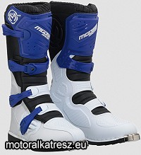 Moose Racing QUALIFIER MX Cross csizma fekete-fehér-kék 44,5-es (10)