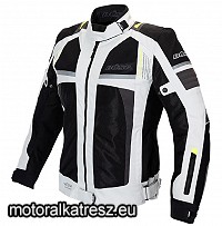Büse Livorno női nyári dzseki szürke-fekete-UV 2XL(44)