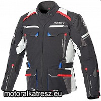 Büse Highland II túrakabát fekete-kék-piros L(52)