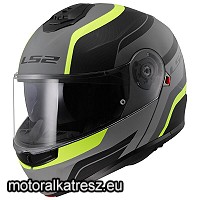 LS2 FF908 STROBE II MONZA matt fekete-szürke-UV bukósisak L (1 db)