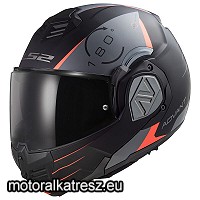 LS2 FF906 ADVANT CODEX MATT BLACK TITANIUM-06 teljesen hátranyíló sisak L