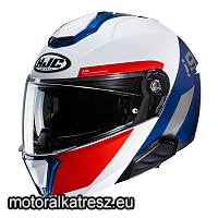 HJC i91 BINA MC21 fehér-kék-piros felnyitható bukósisak S