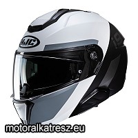 HJC i91 BINA MC5SF fekete-fehér-szürke felnyitható bukósisak XL