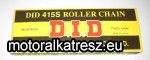DID 415S 106 szemű lánc