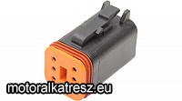 OHC DEUTSCH DT Fekete Belső 6 sarus csatlakozó 