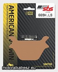 SBS (Scandinavian Brakes) 669H.LS Hátsó fékbetét