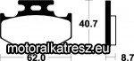 SBS (Scandinavian Brakes) 632SI / MO 132 fékbetét