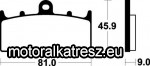SBS (Scandinavian Brakes) 778RS / MRR 278 fékbetét