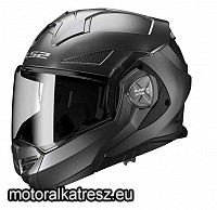 LS2 FF901 ADVANT X matt titán hátranyitható bukósisak 2XL