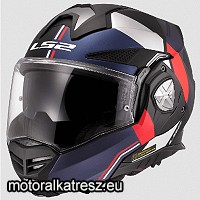 LS2 FF901 ADVANT ULTRA BLUE RED kék-piros-fekete színű teljesen hátranyíló sisak L
