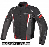 Büse Miles férfi textildzseki fekete-szürke-piros 2XL(56)