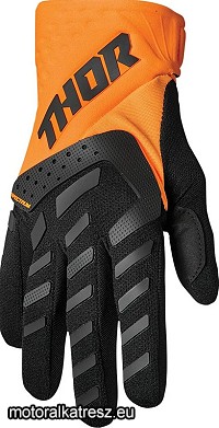 Thor Spectrum narancs-fekete cross/enduro/nyári kesztyű L (1 pár)