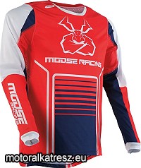 Moose Racing Agroid piros-fehér-kék mez XXL (1 db)