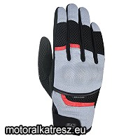 Oxford Brisbane kesztyű fekete-szürke-piros 2XL