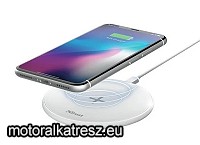 Trust Qylo Fast vezeték nélküli töltő fehér (10W, Qi szabvány, QuickCharge 3.0, Wireless Charger) (1 db)