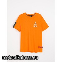 Diverse Dakar póló narancs színben fehér felirattal M