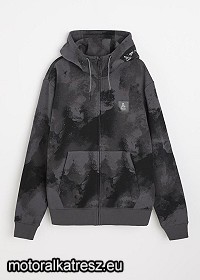 Diverse Dakar kapucnis pulóver szürke terepmintás színben L