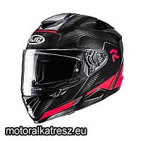 HJC RPHA72 CARBON FYNEX MC1 fekete-piros bukósisak XS