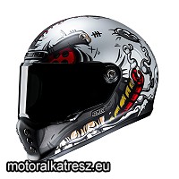 HJC V10 VATT MC1SF fekete-szürke-piros bukósisak XS