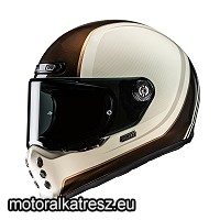 HJC V10 HODU MC9 barna-krém-arany bukósisak XS