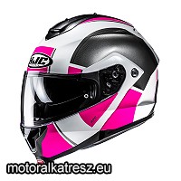 HJC C91N JYN MC8 fehér-szürke-rózsaszín bukósisak XS