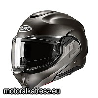 HJC F100 SEMI FLAT TITANIUM matt titán hátranyitható bukósisak XS