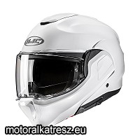 HJC F100 PEARL WHITE fehér  hátranyitható bukósisak XS