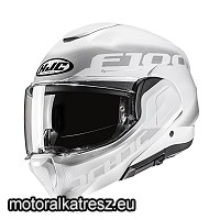 HJC F100 HETAL MC10 fehér-szürke hátranyitható bukósisak XS