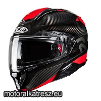 HJC RPHA91 CARBON NOELA MC1 karbon-piros bukósisak XS