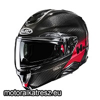 HJC RPHA91 CARBON ELIG MC1 karbon-piros bukósisak XS