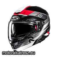 HJC RPHA91 MADAL MC1 fekete-fehér-szürke-piros bukósisak XS