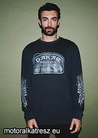 Diverse Dakar DKR VINT LG hosszú ujjú felső fekete színben szürke mintával M