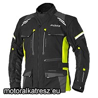Büse Highland III női négyévszakos textilkabát fekete-neon 2XL(44)