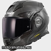 LS2 FF901 ADVANT X CARBON matt fekete hátranyitható bukósisak 2XL