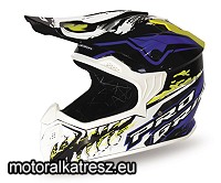 PROGRIP PG3009 gyerek cross sisak fehér-kék-UV M