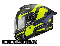 MT Thunder 4 SV LUMEX B27 matt fekete-UV-kék bukósisak XS