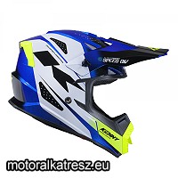 Kenny Racing  TRACK SPEED gyerek cross sisak kék-fehér-UV M