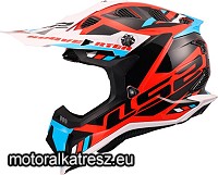 LS2 MX700 SUBVERTER STOMP cross sisak fehér-kék-piros S
