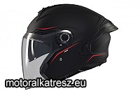 MT COSMO SV PURE A1 matt fekete sisak XS